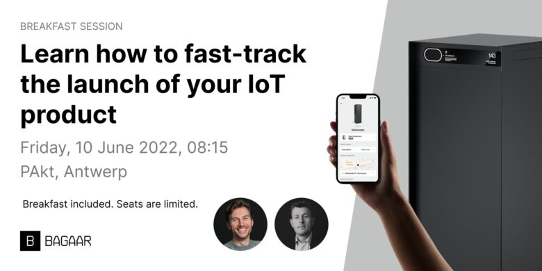 Invitation to free Breakfast Session about IoT innovations with speakers and the Custo smart delivery box
